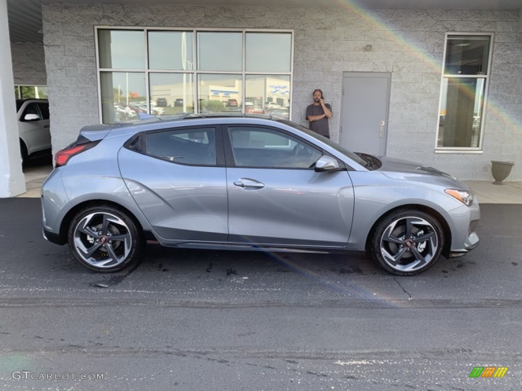 Sonic Silver 2020 Hyundai Veloster Turbo Exterior Photo #134864526