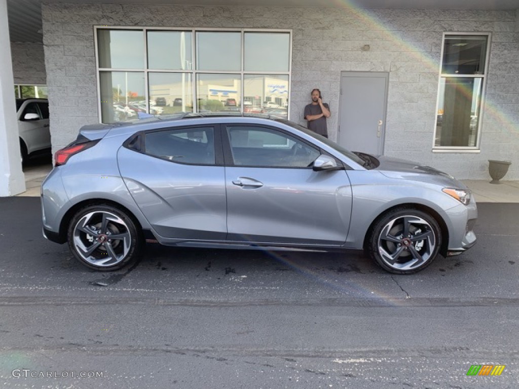 2020 Veloster Turbo - Sonic Silver / Black photo #3