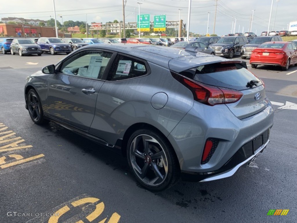 2020 Veloster Turbo - Sonic Silver / Black photo #6