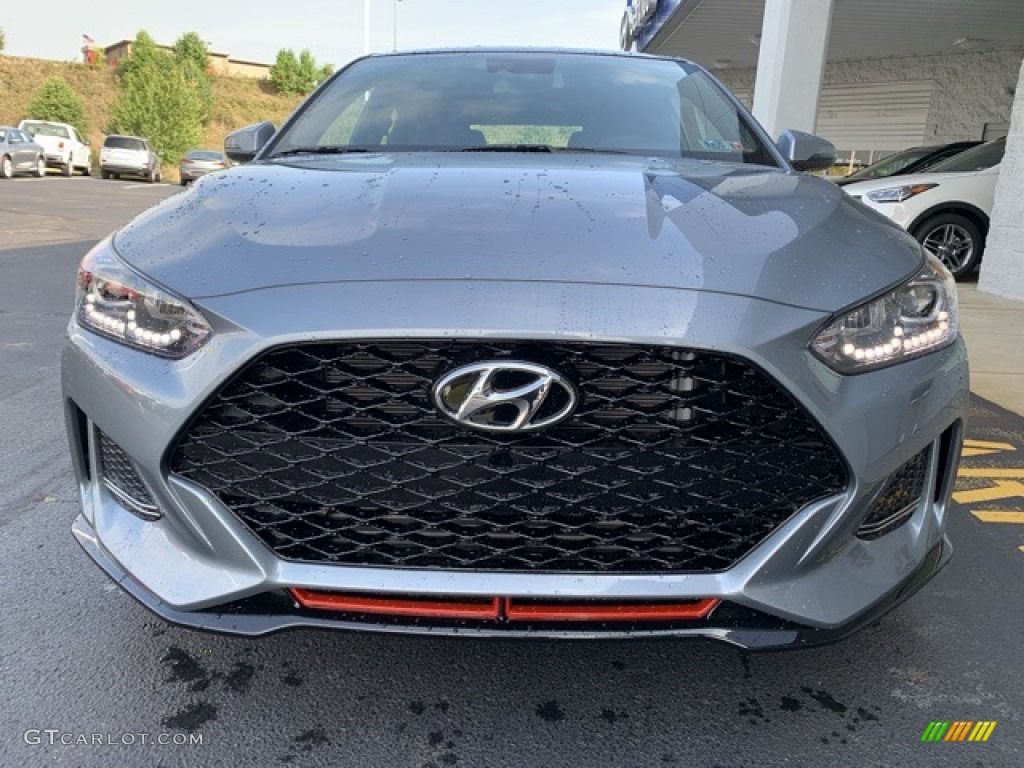 Sonic Silver 2020 Hyundai Veloster Turbo Exterior Photo #134864595