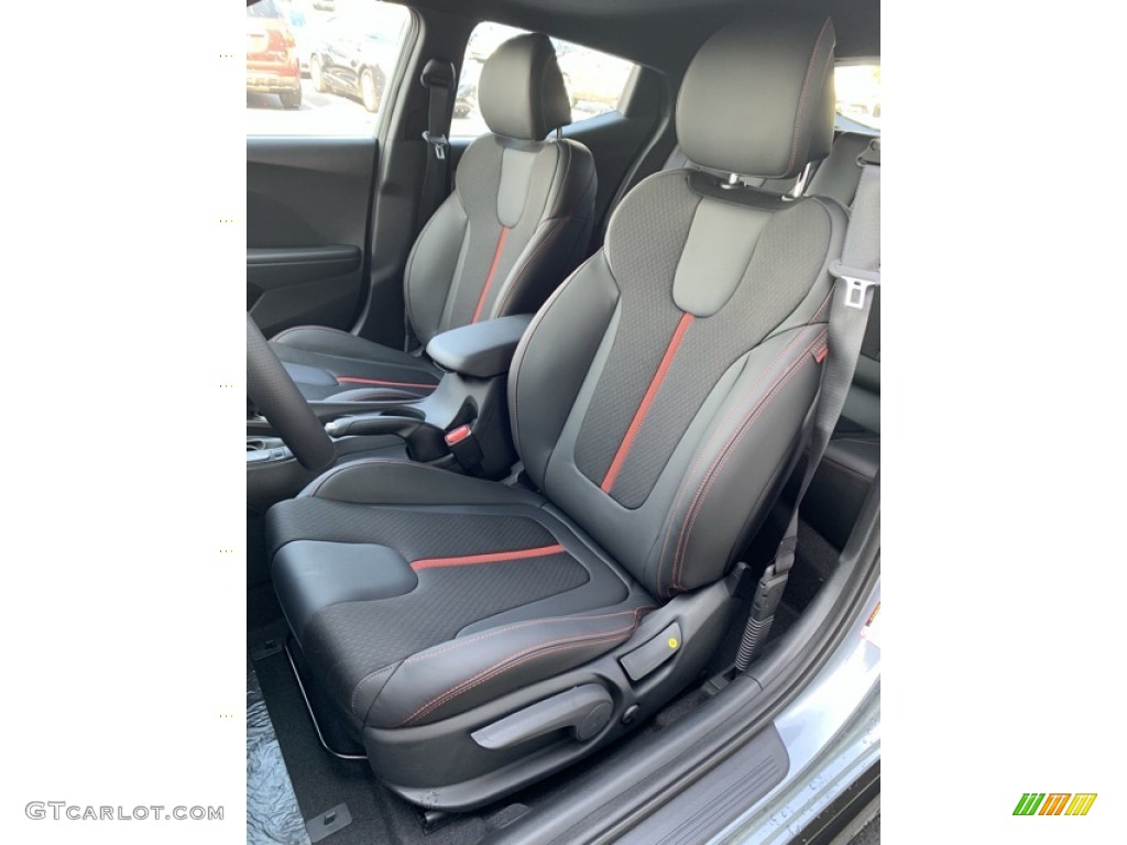 Black Interior 2020 Hyundai Veloster Turbo Photo #134864691