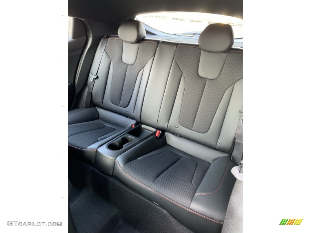 Black Interior 2020 Hyundai Veloster Turbo Photo #134864697