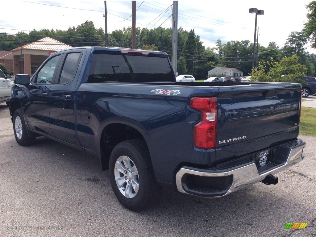 2019 Silverado 1500 LT Double Cab 4WD - Deep Ocean Blue Metallic / Dark Ash/Jet Black photo #7