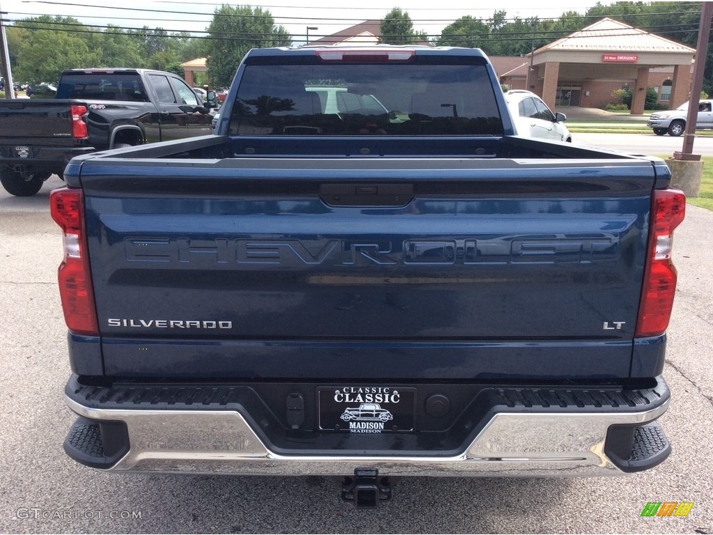 2019 Silverado 1500 LT Double Cab 4WD - Deep Ocean Blue Metallic / Dark Ash/Jet Black photo #8