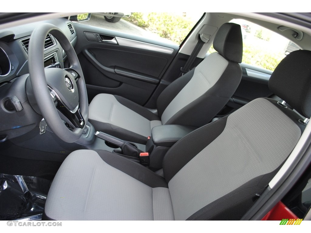 2017 Jetta S - Cardinal Red Metallic / Black/Palladium Gray photo #13