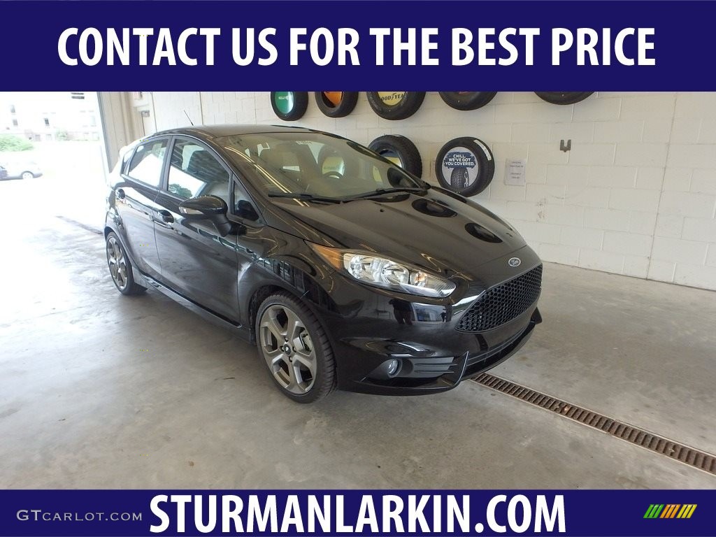 2019 Fiesta ST Hatchback - Shadow Black / Smoke Storm/Charcoal Recaro photo #1