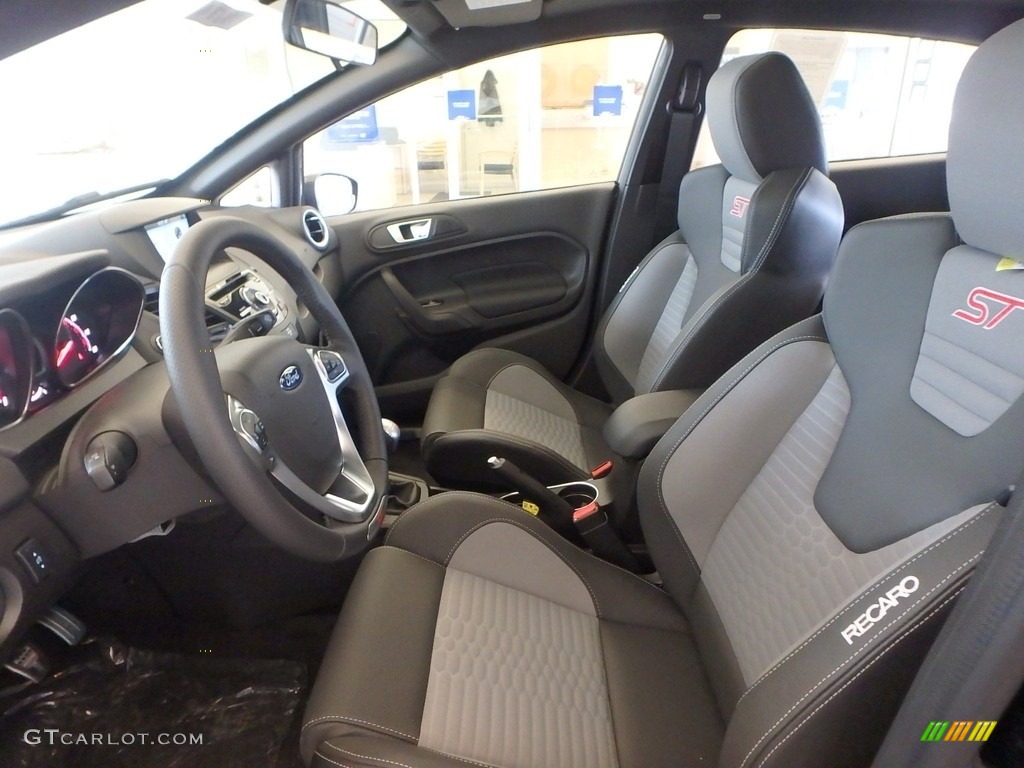 Smoke Storm/Charcoal Recaro Interior 2019 Ford Fiesta ST Hatchback Photo #134868479