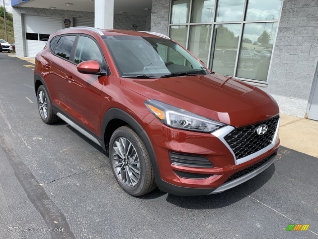 Gemstone Red 2020 Hyundai Tucson SEL AWD Exterior Photo #134868716