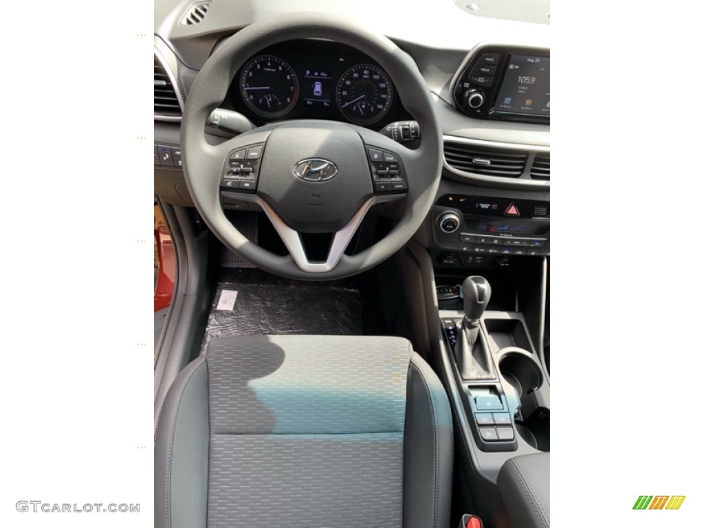 2020 Hyundai Tucson SEL AWD Gray Steering Wheel Photo #134868929
