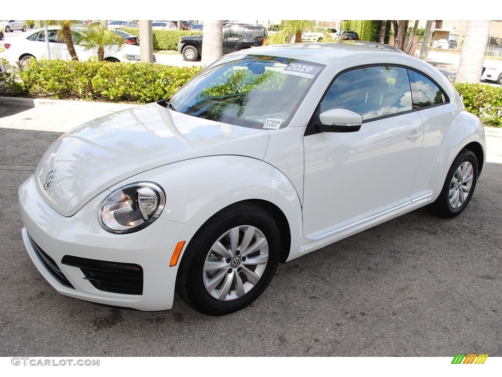 Pure White 2019 Volkswagen Beetle S Exterior Photo #134868965