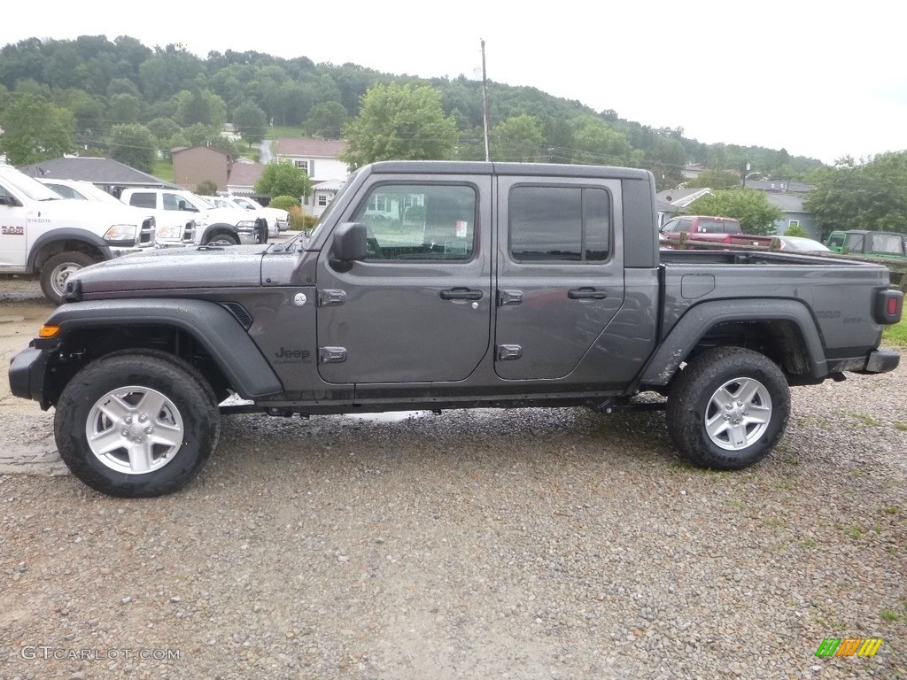 Granite Crystal Metallic 2020 Jeep Gladiator Sport 4x4 Exterior Photo #134869094
