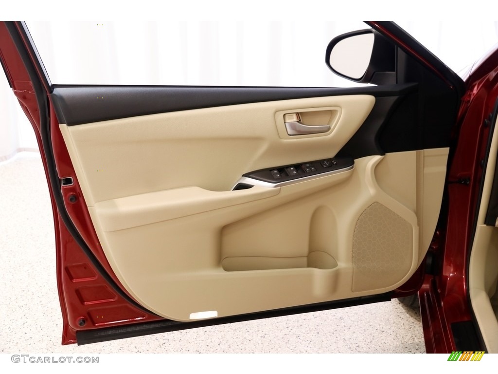 2015 Camry LE - Ruby Flare Pearl / Almond photo #4