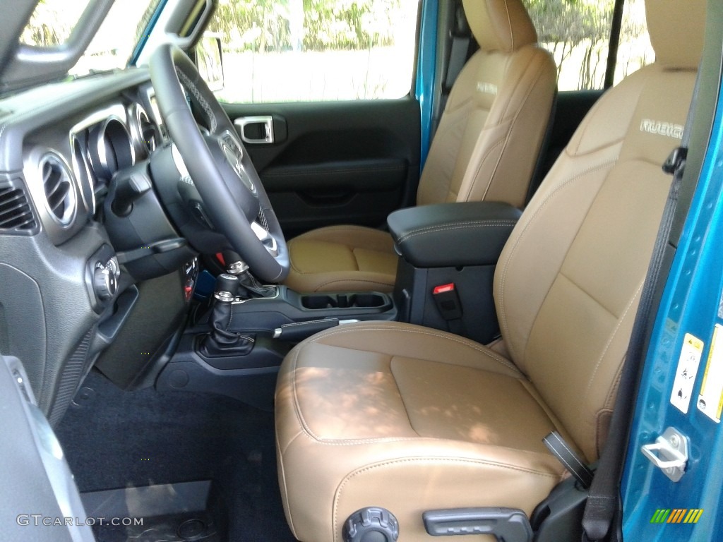 Dark Saddle/Black Interior 2020 Jeep Wrangler Unlimited Rubicon 4x4 Photo #134872772