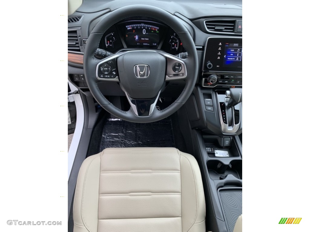 2019 CR-V EX-L AWD - Platinum White Pearl / Gray photo #13