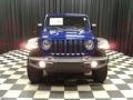 2020 Ocean Blue Metallic Jeep Wrangler Unlimited Rubicon 4x4  photo #3