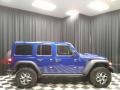 2020 Ocean Blue Metallic Jeep Wrangler Unlimited Rubicon 4x4  photo #5