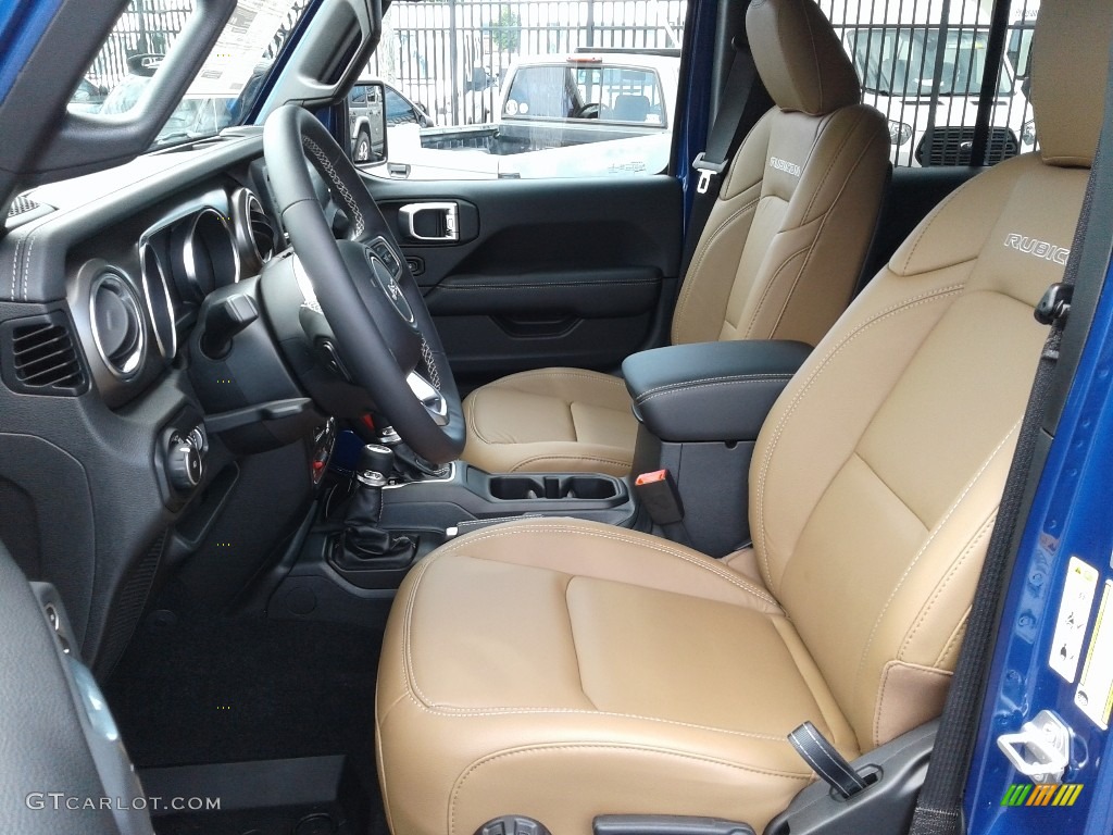 2020 Wrangler Unlimited Rubicon 4x4 - Ocean Blue Metallic / Dark Saddle/Black photo #10