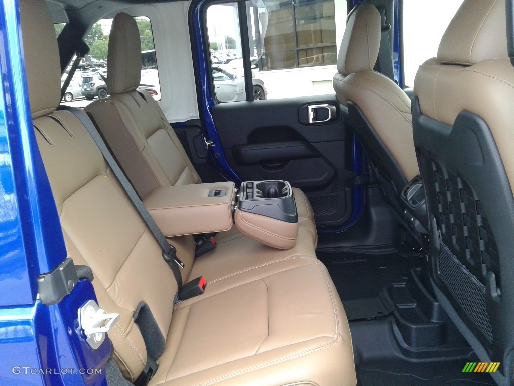 2020 Wrangler Unlimited Rubicon 4x4 - Ocean Blue Metallic / Dark Saddle/Black photo #13