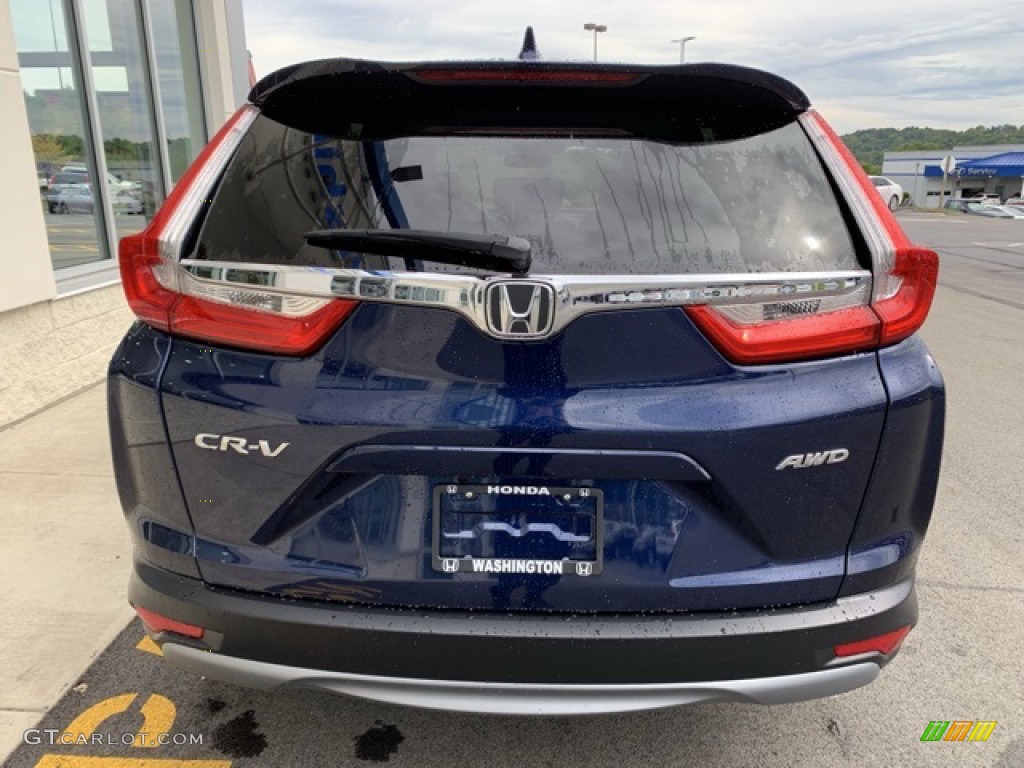 2019 CR-V EX AWD - Obsidian Blue Pearl / Gray photo #6