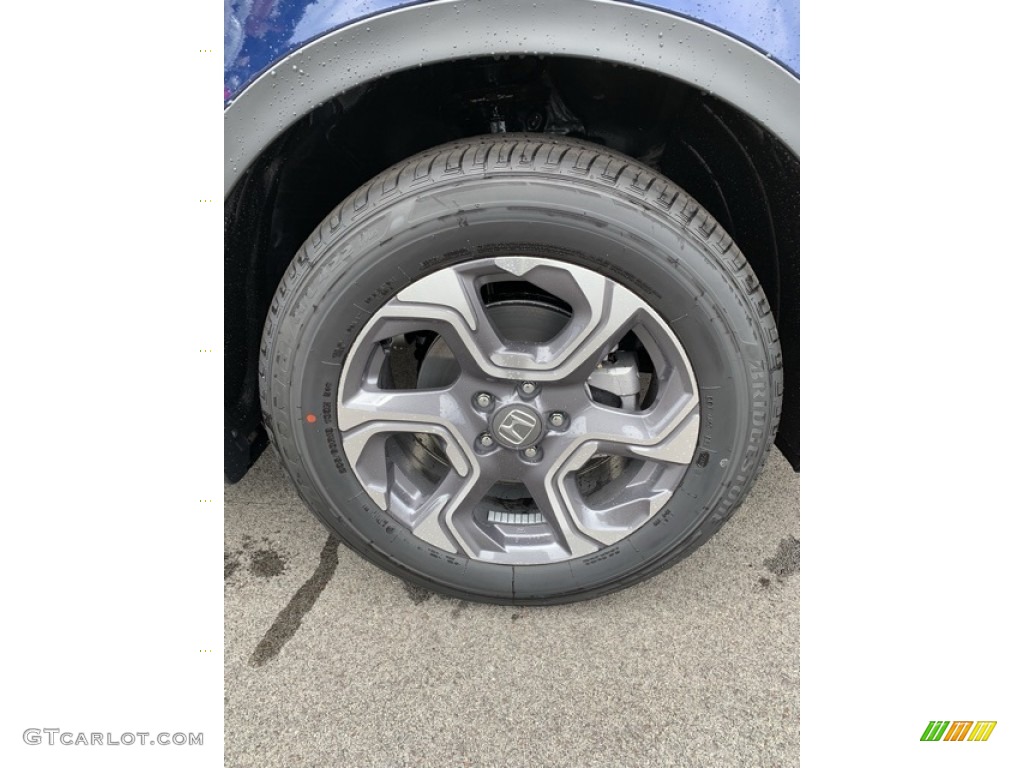 2019 CR-V EX AWD - Obsidian Blue Pearl / Gray photo #30