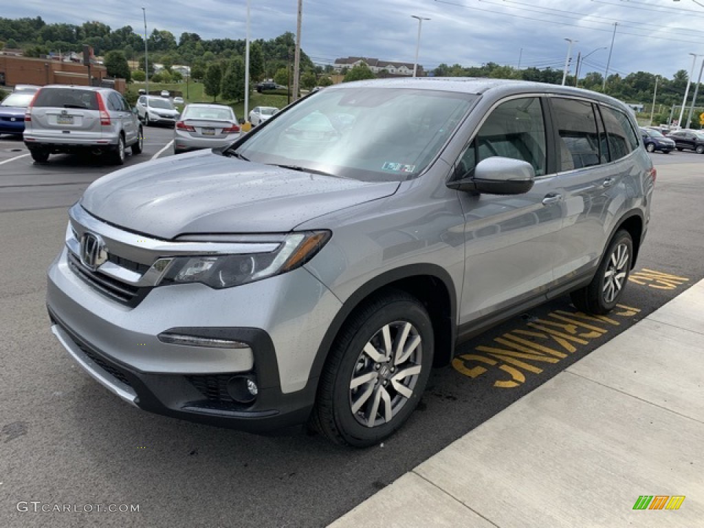 Lunar Silver Metallic 2020 Honda Pilot EX-L AWD Exterior Photo #134874860