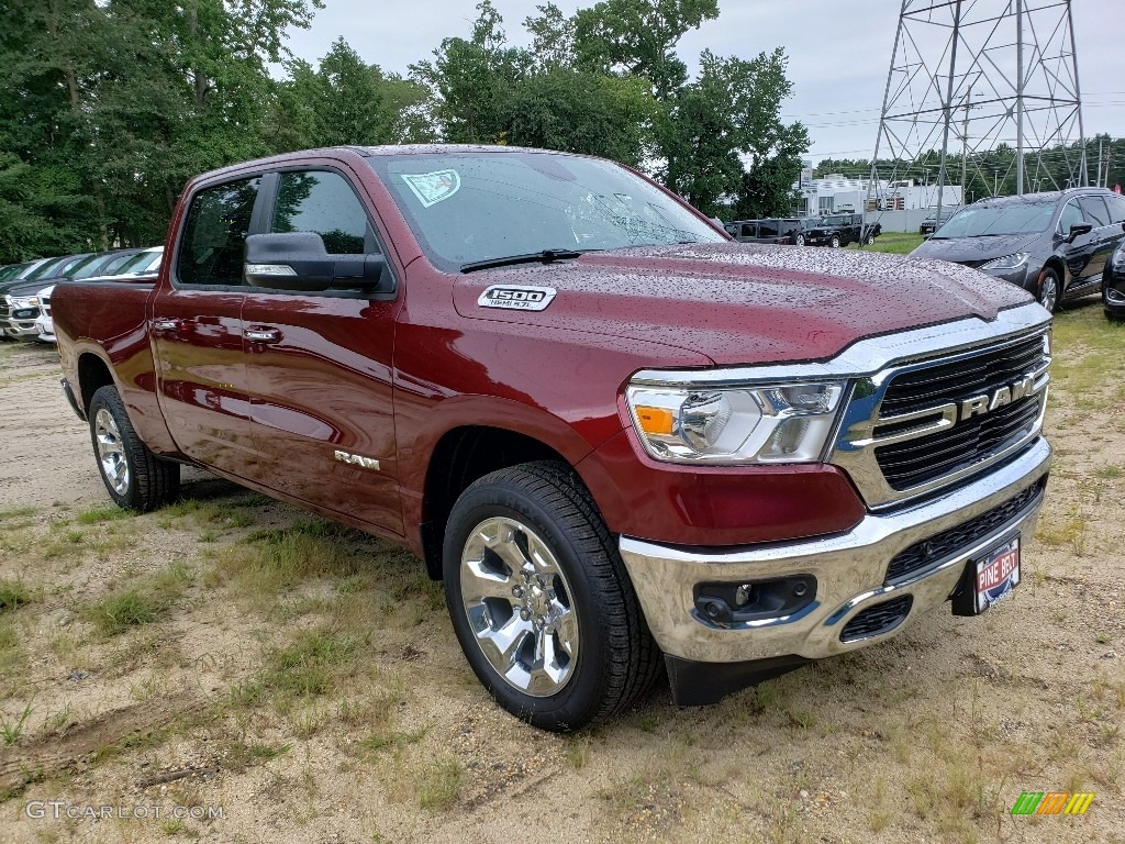 2019 1500 Big Horn Crew Cab 4x4 - Delmonico Red Pearl / Black photo #1