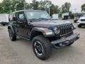 2020 Black Jeep Wrangler Unlimited Rubicon 4x4  photo #1