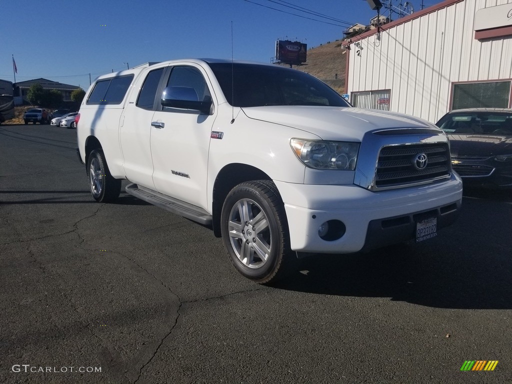 Super White Toyota Tundra