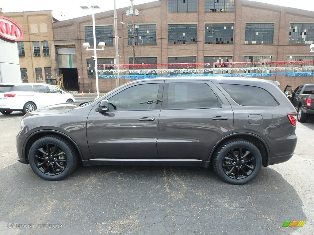 2018 Durango R/T AWD - Bruiser Gray / Black photo #6