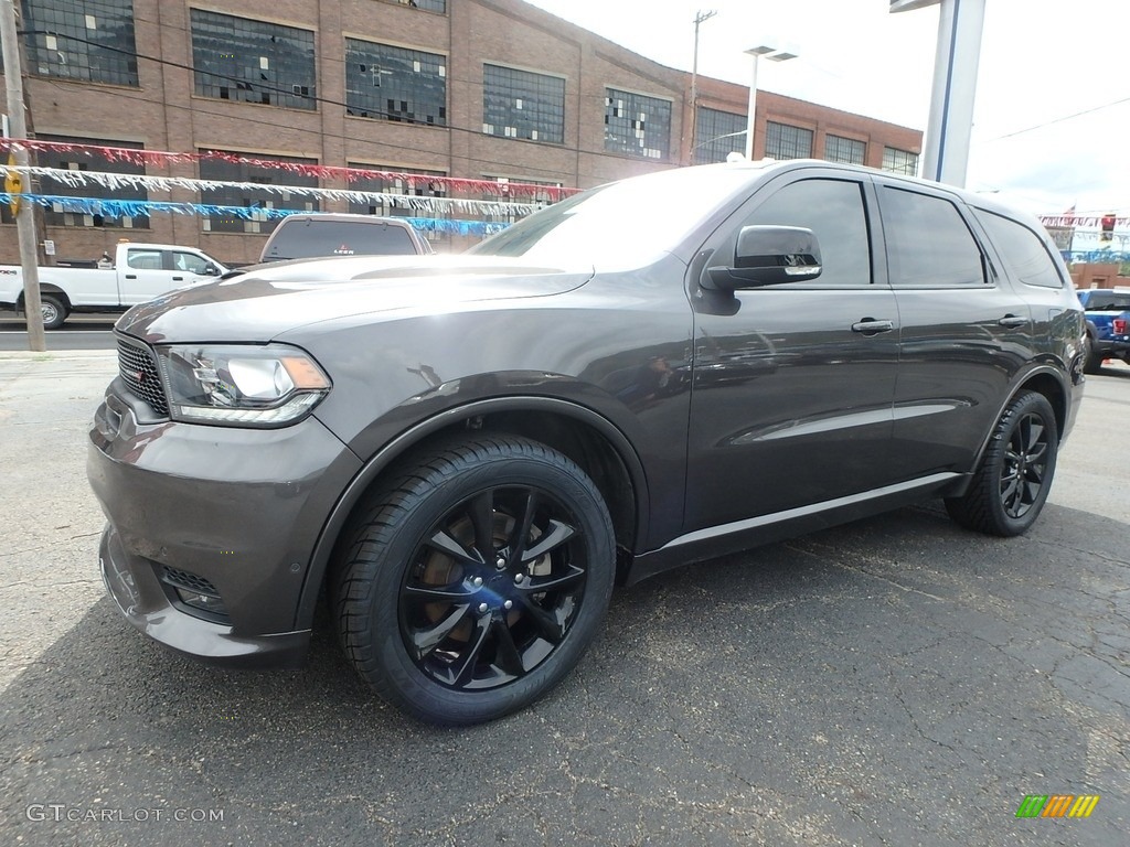 2018 Durango R/T AWD - Bruiser Gray / Black photo #7