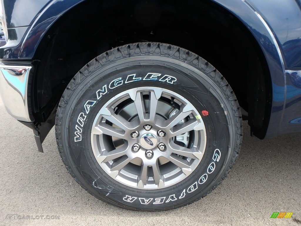 2019 F150 Lariat SuperCrew 4x4 - Blue Jeans / Black photo #9