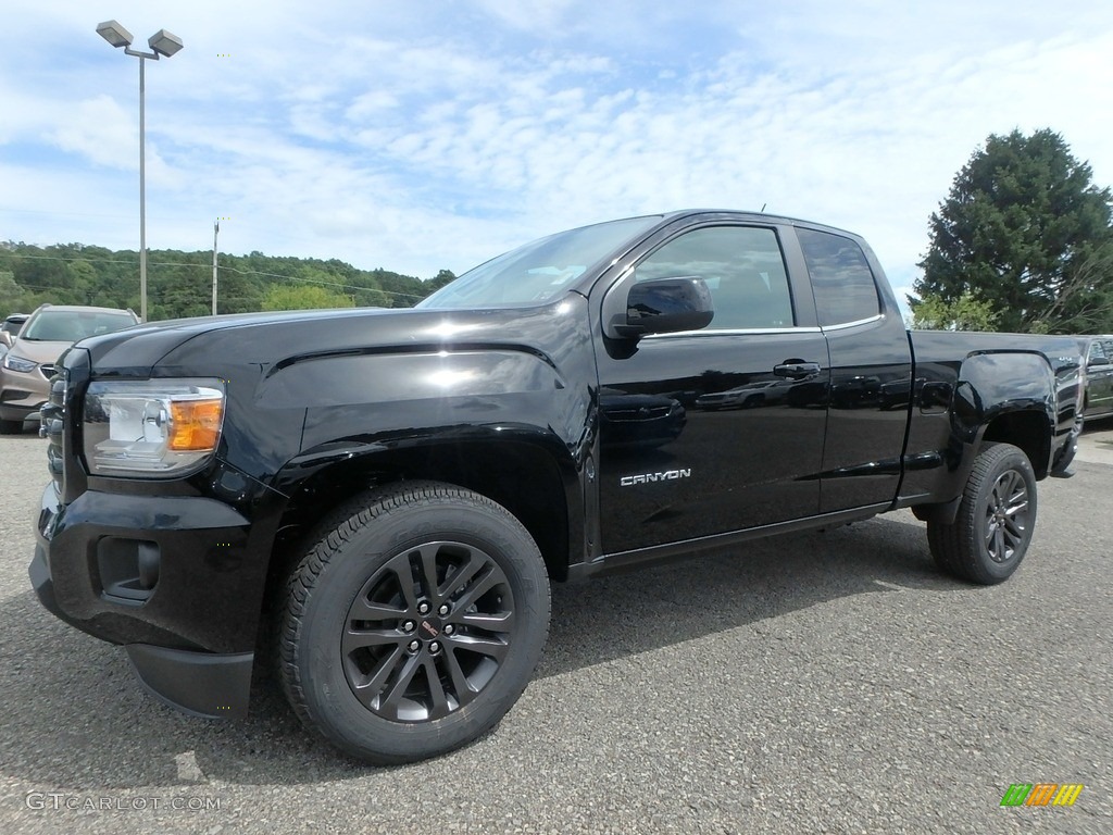 Onyx Black 2020 GMC Canyon SLE Crew Cab 4WD Exterior Photo #134880443