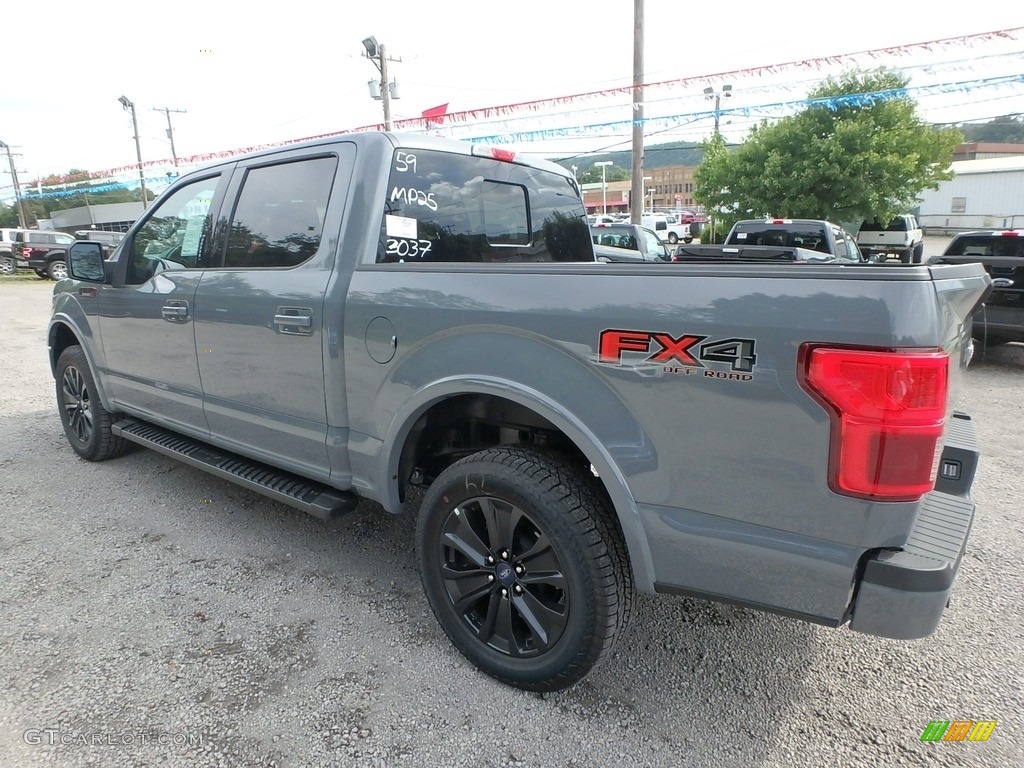 2019 F150 XLT Sport SuperCrew 4x4 - Abyss Gray / Sport Black/Red photo #4