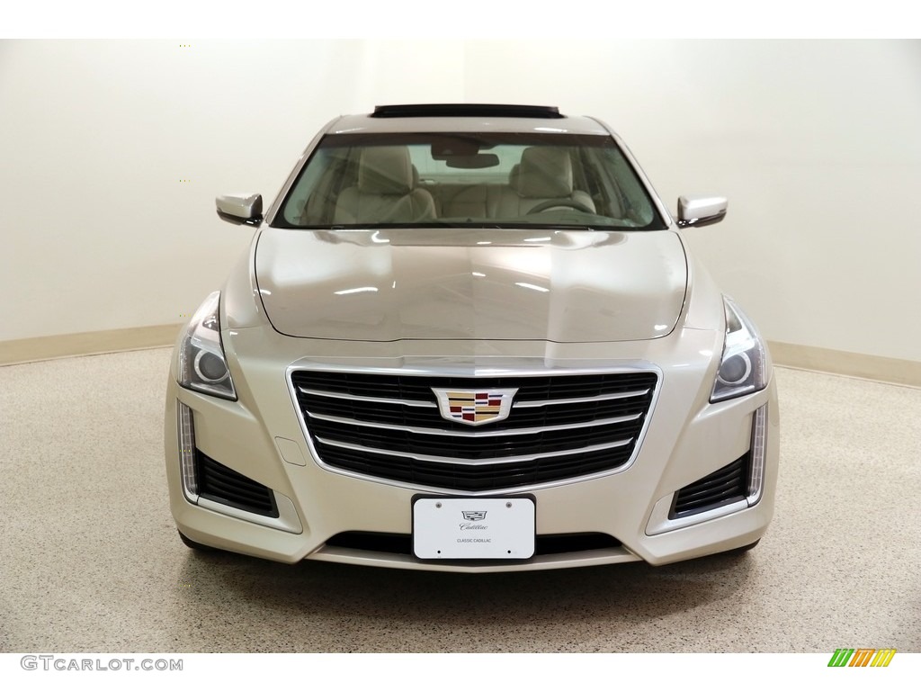 2016 CTS 2.0T Luxury AWD Sedan - Silver Coast Metallic / Light Cashmere/Medium Cashmere photo #2