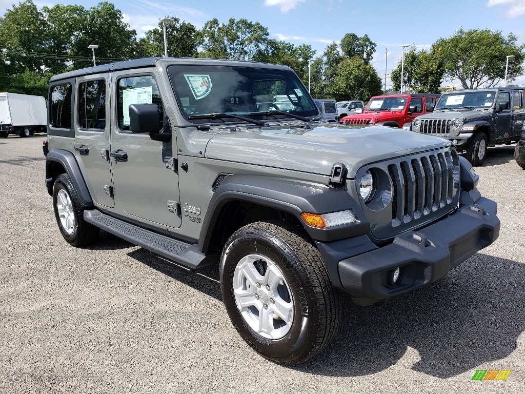 2020 Wrangler Unlimited Sport 4x4 - Sting-Gray / Black photo #1
