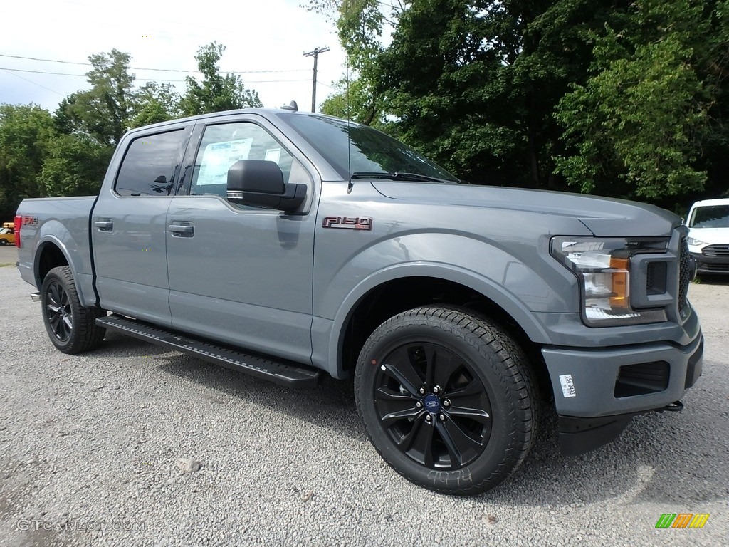 Abyss Gray 2019 Ford F150 XLT Sport SuperCrew 4x4 Exterior Photo #134880773