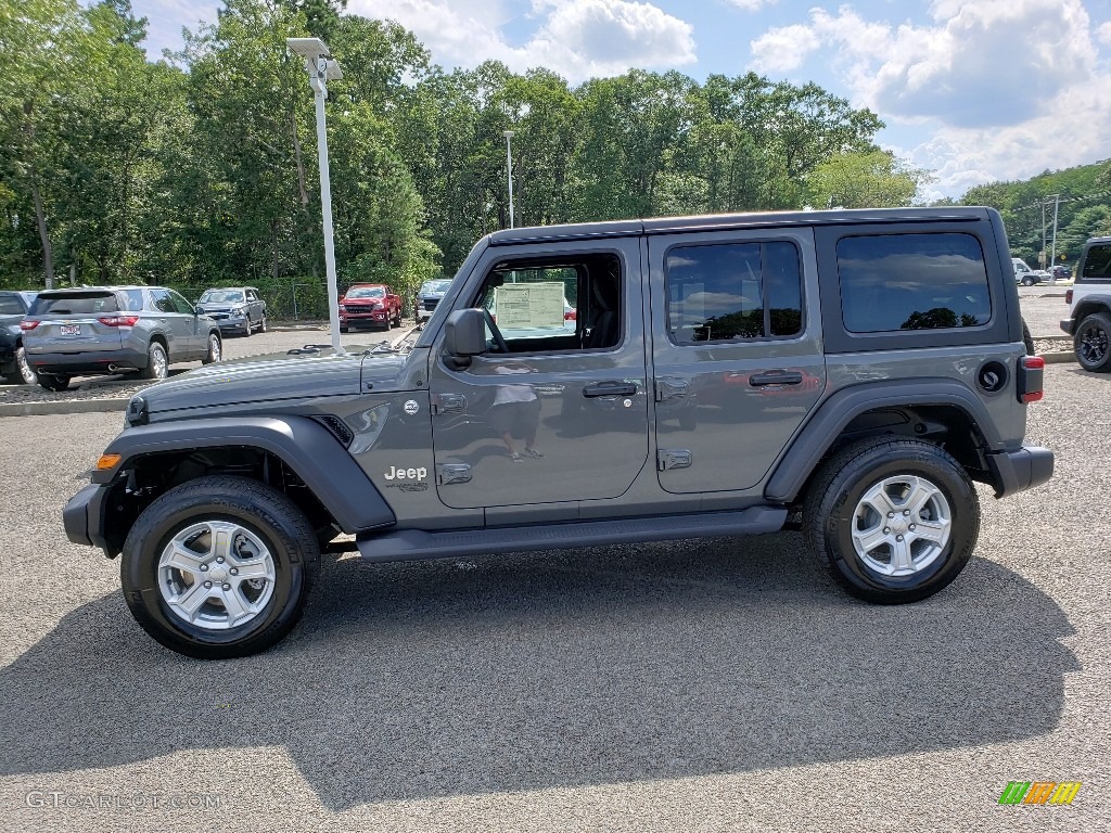 2020 Wrangler Unlimited Sport 4x4 - Sting-Gray / Black photo #3