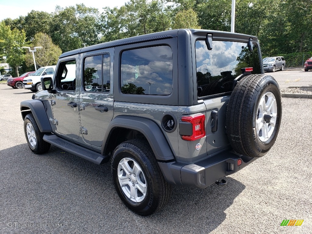 2020 Wrangler Unlimited Sport 4x4 - Sting-Gray / Black photo #4
