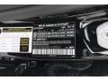 040: Black 2020 Mercedes-Benz GLC 300 Color Code