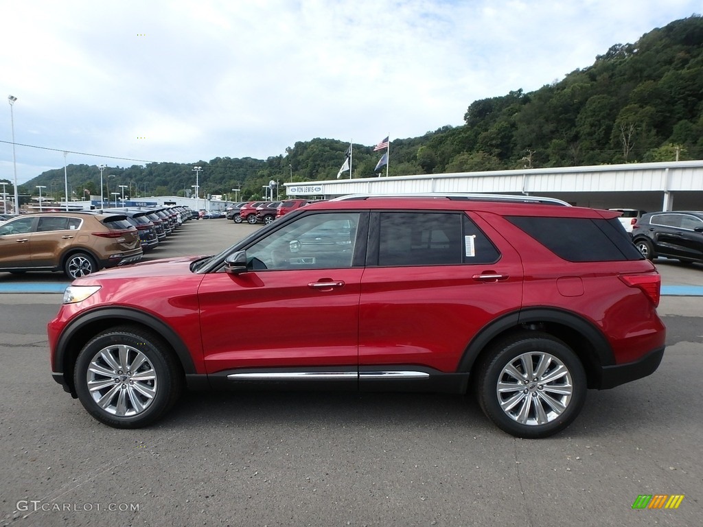 Rapid Red Metallic 2020 Ford Explorer Limited 4WD Exterior Photo #134882978