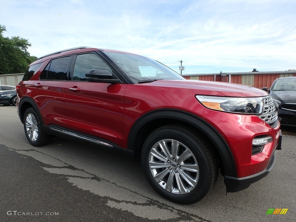 2020 Explorer Limited 4WD - Rapid Red Metallic / Ebony photo #10