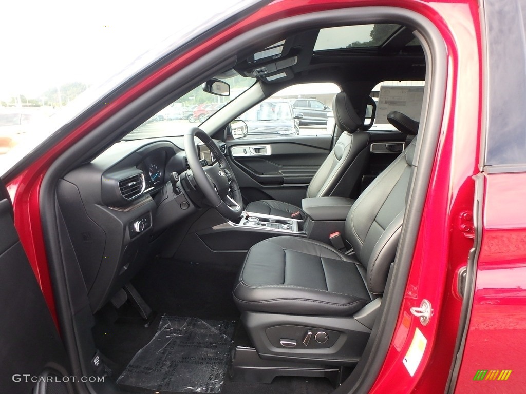 Ebony Interior 2020 Ford Explorer Limited 4WD Photo #134883143