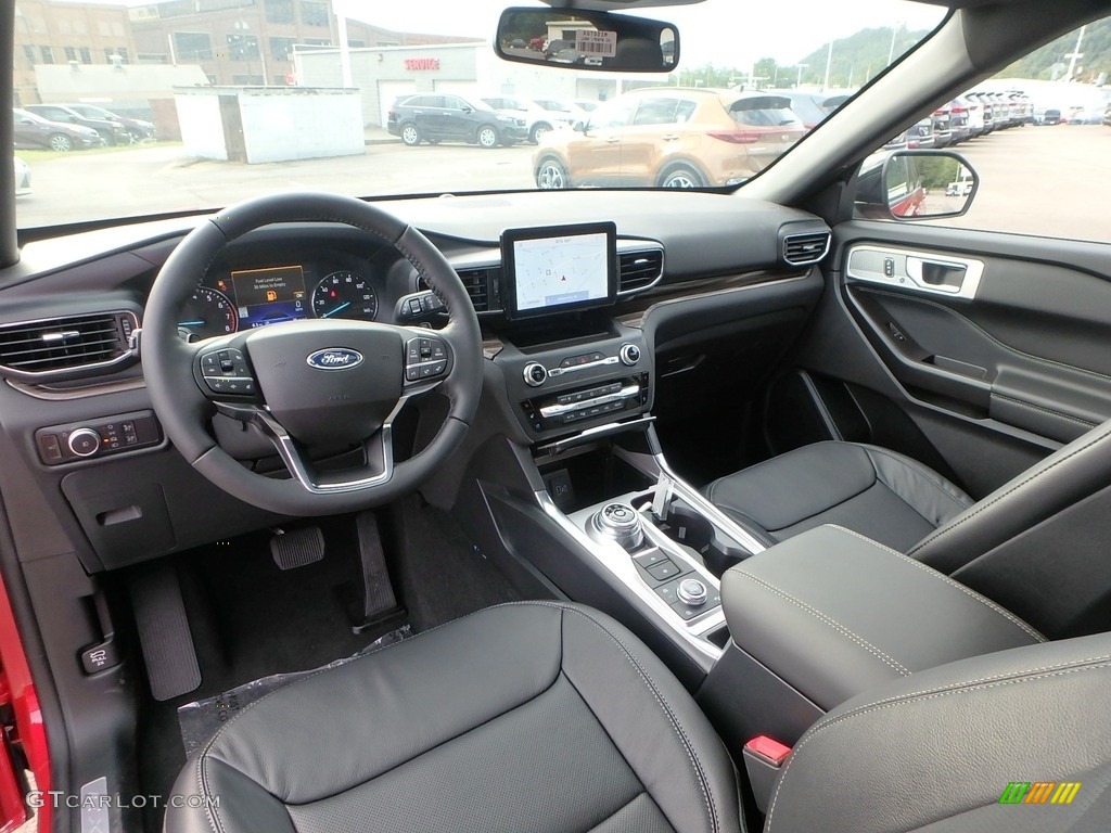 Ebony Interior 2020 Ford Explorer Limited 4WD Photo #134883194