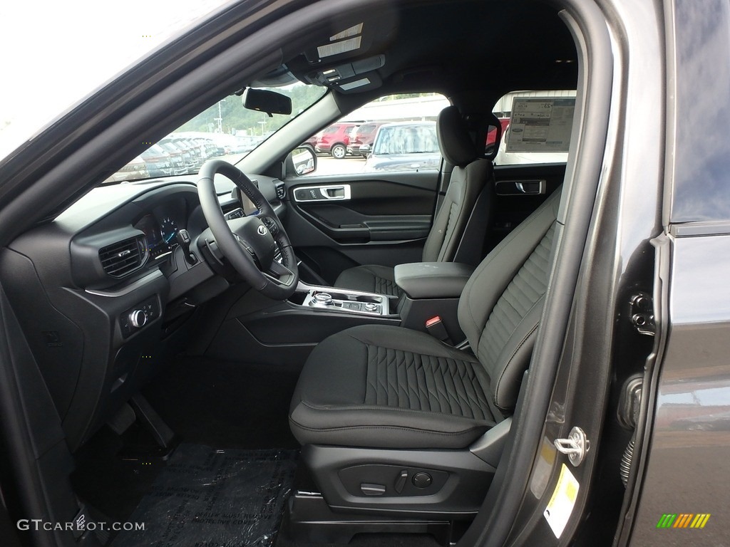 Ebony Interior 2020 Ford Explorer XLT 4WD Photo #134883665