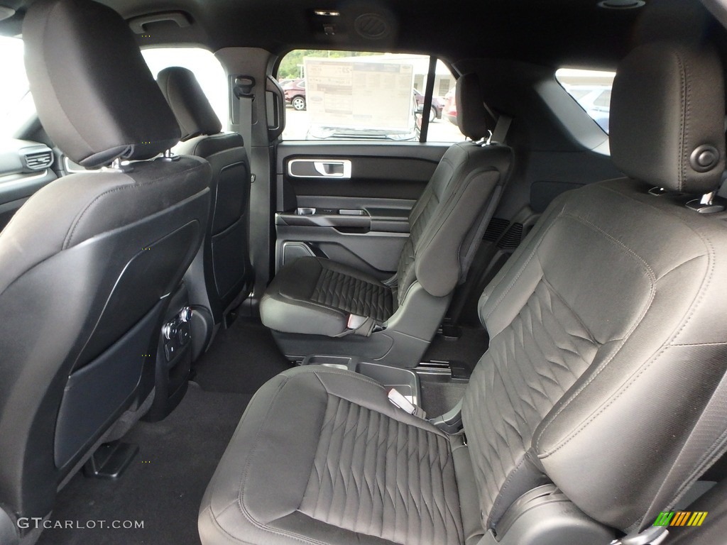 Ebony Interior 2020 Ford Explorer XLT 4WD Photo #134883692