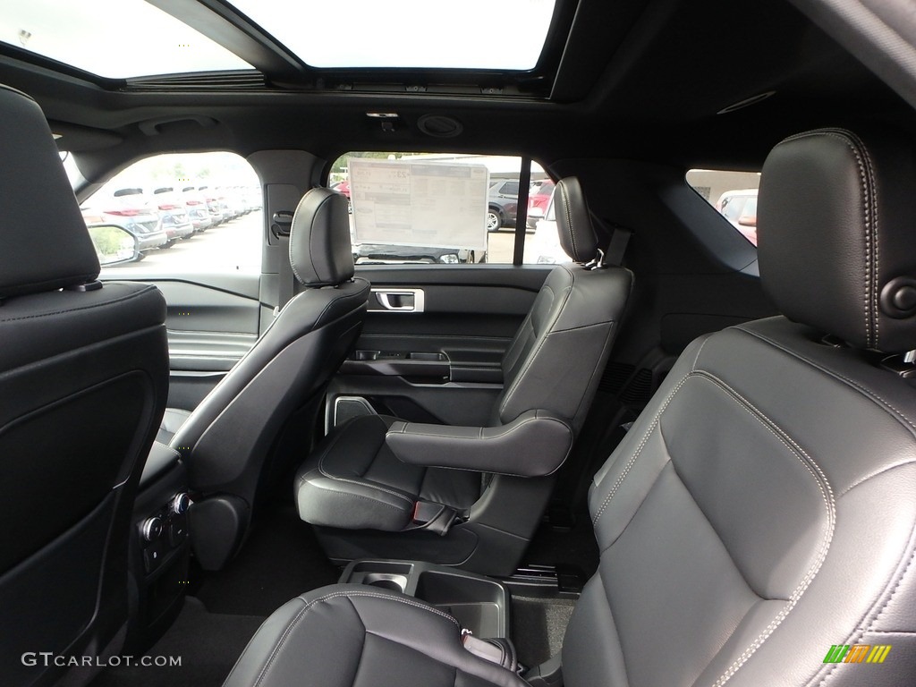 Ebony Interior 2020 Ford Explorer XLT 4WD Photo #134884184