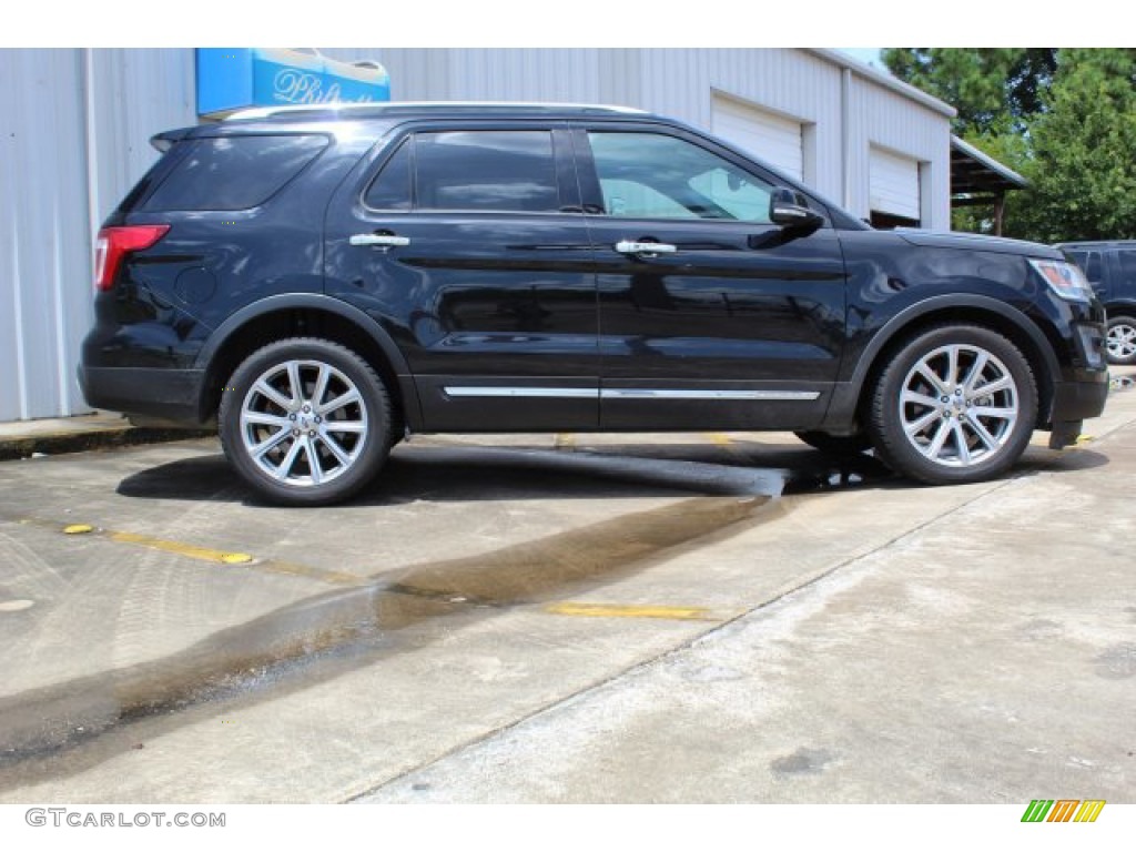 2017 Explorer Limited - Shadow Black / Ebony Black photo #7