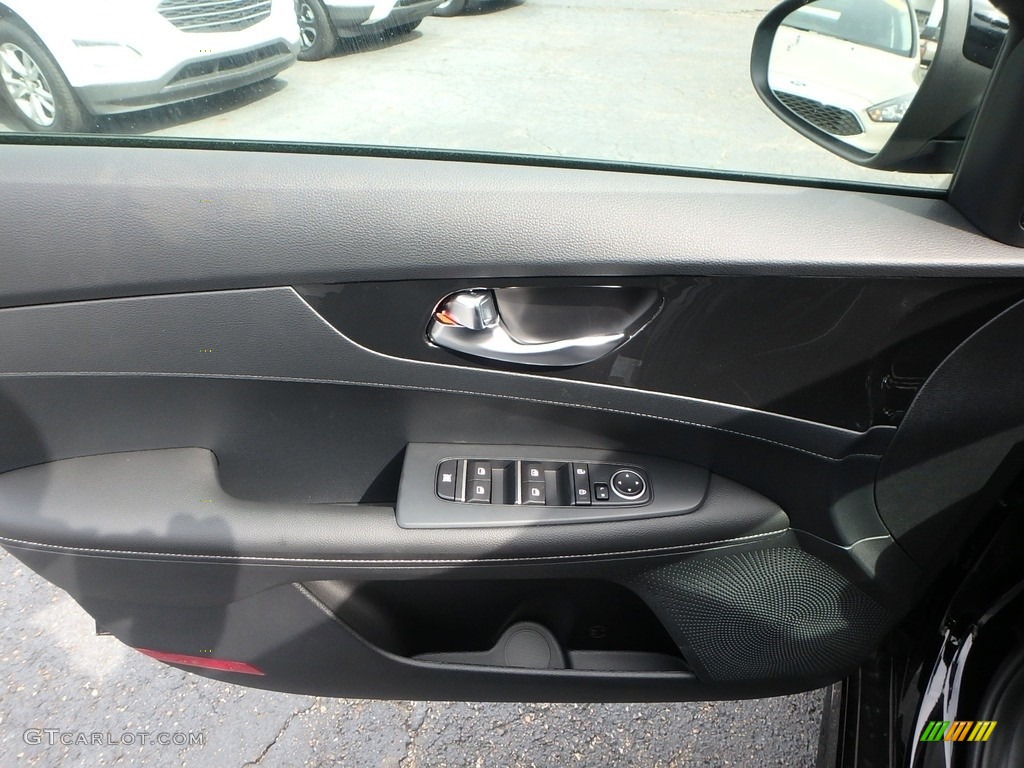 2020 Kia Forte GT-Line Black Door Panel Photo #134885141