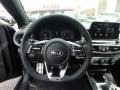 Black 2020 Kia Forte GT-Line Steering Wheel