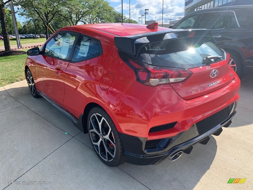 Racing Red 2020 Hyundai Veloster N Exterior Photo #134886080